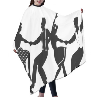 Personality  Lindy Hop Party Hair Cutting Cape