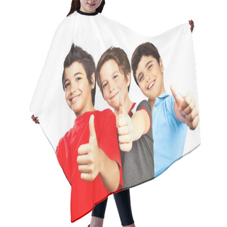 Personality  Happy Boys Teenagers, Best Friends Fun Hair Cutting Cape