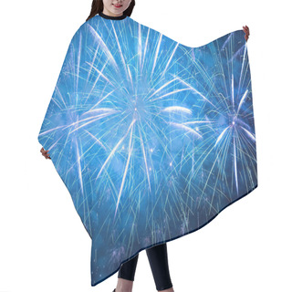 Personality  Colorful Holiday Fireworks Hair Cutting Cape