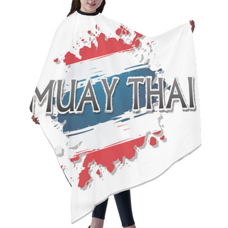 Personality  Muay Thai Font  Hair Cutting Cape