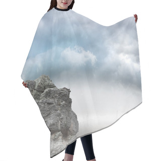 Personality  Rocky Landscape Hair Cutting Cape