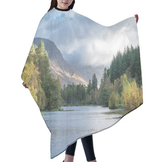 Personality  The Natural Landscape Of The Scottish Highlands At Glencoe Lochan Hair Cutting Cape