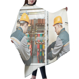Personality  Electrician Workers Hair Cutting Cape