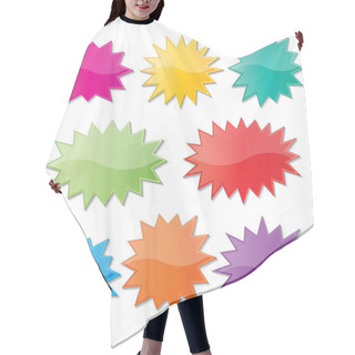 Personality  Starburst Speech Bubbles Hair Cutting Cape