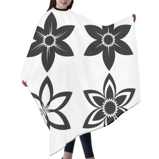 Personality  Narcissus Silhouette Hair Cutting Cape