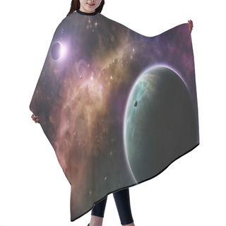 Personality  Space Background Hair Cutting Cape