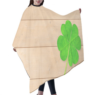 Personality  Composite Image Of Four Leaf Clover Hair Cutting Cape