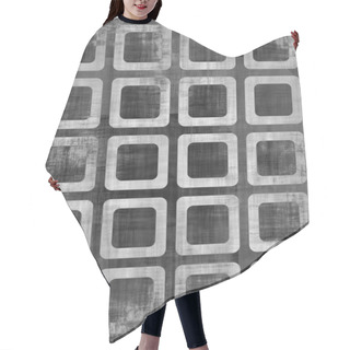 Personality  Grungy Squares Gallery Hair Cutting Cape