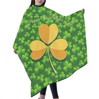 Personality  St. Patrick's Day Greeting Card Hair Cutting Cape