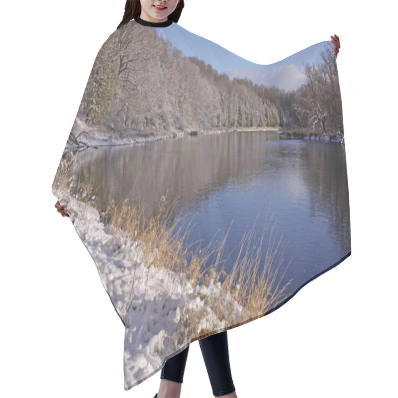 Personality  Snowy Grand River Hair Cutting Cape