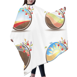 Personality  Apple Tree Concept Hair Cutting Cape