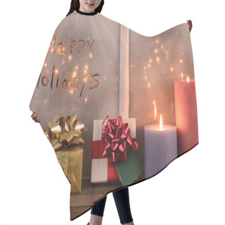 Personality  Happy Holidays Hair Cutting Cape