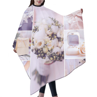 Personality  Wedding Collage Hair Cutting Cape