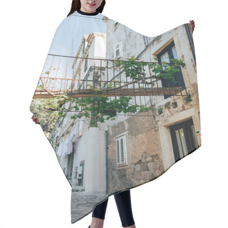 Personality  Scenic View Of Empty Narrow Street In Dubrovnik, Croatia Hair Cutting Cape