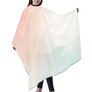 Personality  Abstract Triangle Geometrical Background Hair Cutting Cape