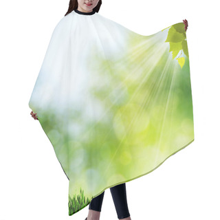 Personality  Summer Morning. Abstract Natural Wallpaper Hair Cutting Cape