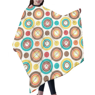 Personality  Cut Polka Hair Cutting Cape