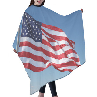 Personality  American Flag Flying Hair Cutting Cape