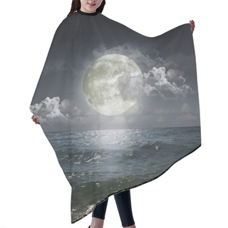 Personality  Moon Reflecting In A Lake Hair Cutting Cape