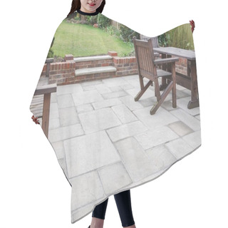Personality  New Flagstone Patio And Backyard, Outdoor Garden Patio With Furniture, UK Hair Cutting Cape