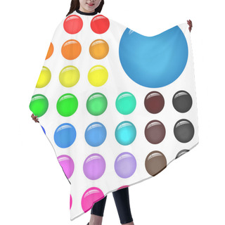 Personality  Web Buttons Hair Cutting Cape