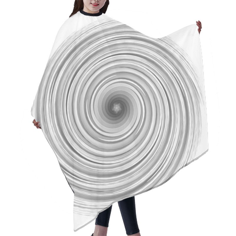 Personality  White Swirl Twisted Background Hair Cutting Cape