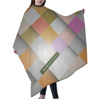 Personality  Abstract Square Background Hair Cutting Cape