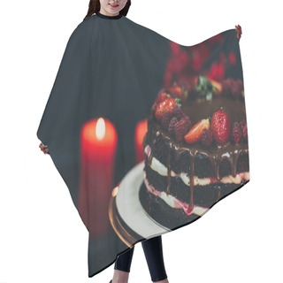 Personality  Chocolate Cake Hair Cutting Cape