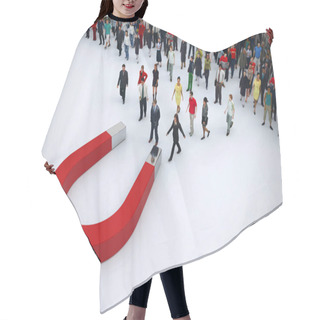Personality  Magnet Attracts People  Hair Cutting Cape