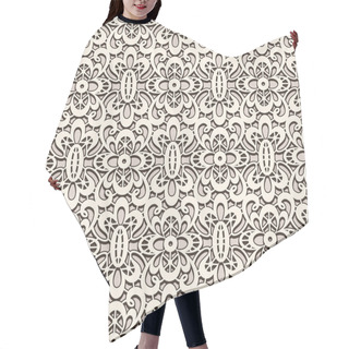 Personality  Lace Pattern Hair Cutting Cape
