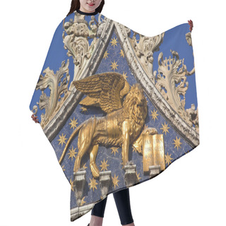 Personality  Saint Marks Basilica Winged Golden Lion Venice Italy Hair Cutting Cape