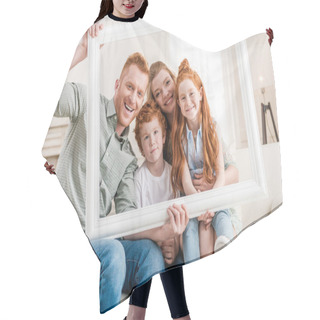 Personality  Beautiful Redhead Family  Hair Cutting Cape