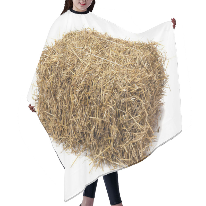Personality  Hay On White Background Hair Cutting Cape