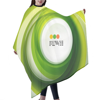 Personality  Geometric Colorful Circles Background Hair Cutting Cape