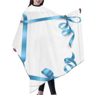 Personality  Card Note With Gift Bow With Ribbons Hair Cutting Cape