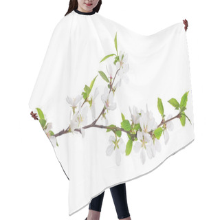 Personality  Cherry Tree Blossoming Branch Hair Cutting Cape