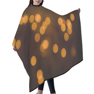 Personality  Christmas Lights Flame Hair Cutting Cape