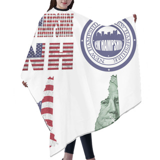 Personality  New Hampshire State Collage Hair Cutting Cape