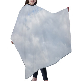 Personality  Dark Sky With White Clouds And Copy Space Hair Cutting Cape