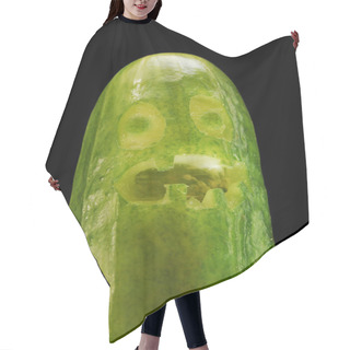 Personality  Angry Cucumber Hair Cutting Cape