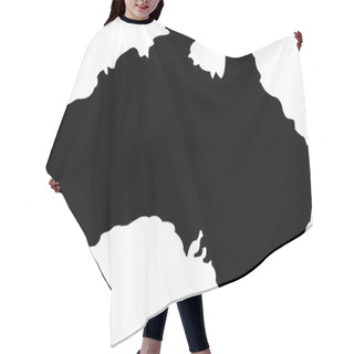 Personality  Australian Map Hair Cutting Cape