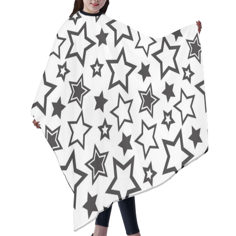 Personality  Background With Stars Hair Cutting Cape