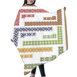 Personality  Set Celtic Patterns For A Frame Hair Cutting Cape