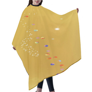 Personality  Liquid Abstract Ultra Wide Space Background  Hair Cutting Cape