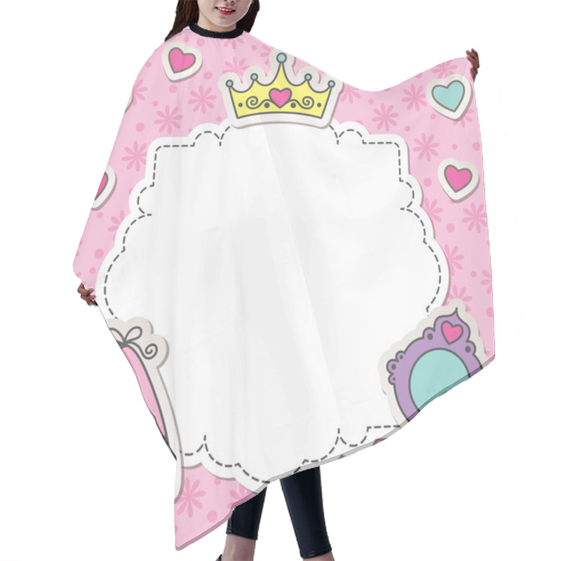 Personality  Princess Frame Hair Cutting Cape