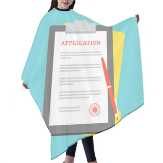 Personality  Application Form Icon Hair Cutting Cape