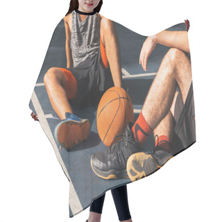 Personality  Basketball Player Dunking Outdoor Hair Cutting Cape