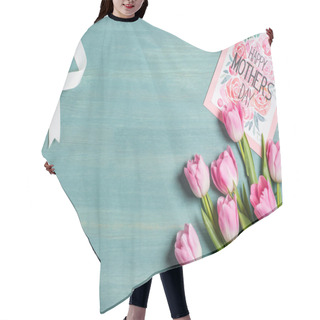 Personality  Mothers Day Card And Tulips   Hair Cutting Cape