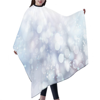 Personality  Abstract Winter Background. Christmas Abstract Bokeh Hair Cutting Cape