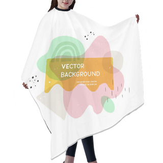 Personality  Floral Themed Trandy Abstract Banner Hair Cutting Cape